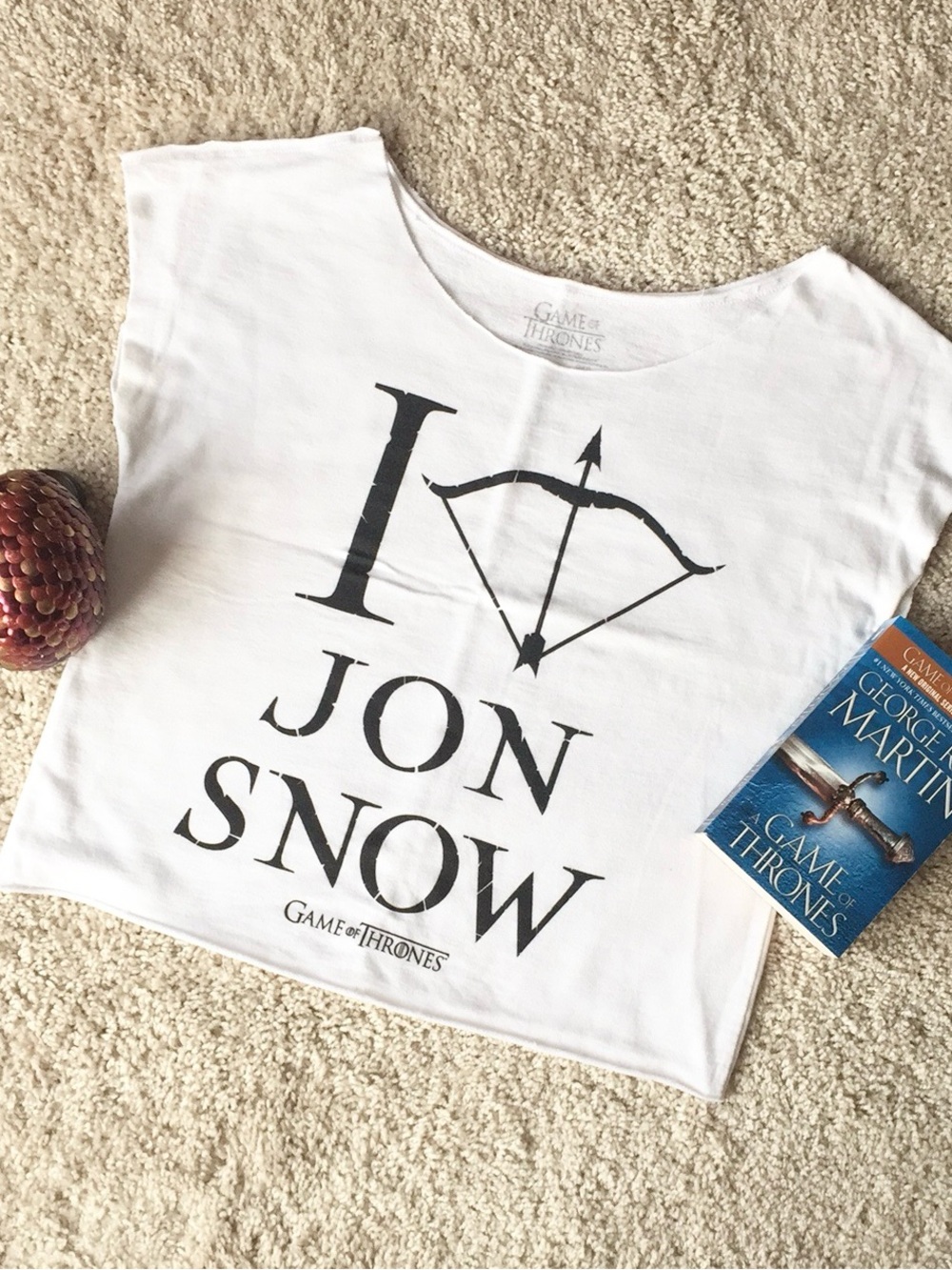 Game of Thrones | Wide Neck and Short Sleeve Top